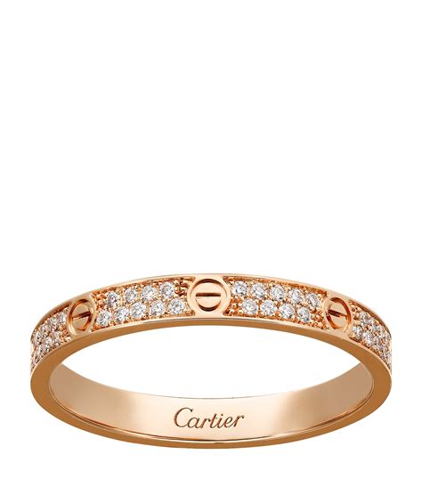 love ring cartier rose gold|cartier rose gold diamond love.